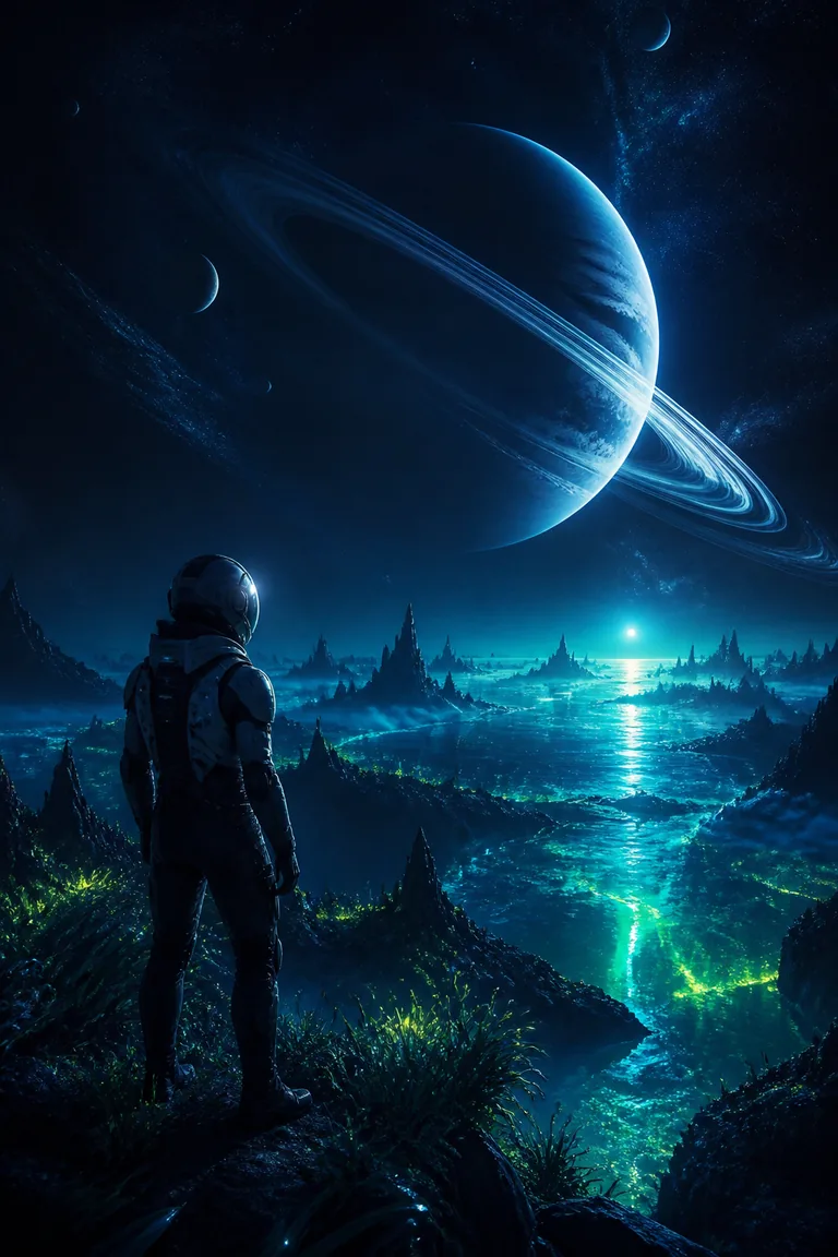 Original science-fiction movie artwork